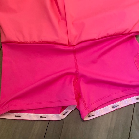 NWT Lululemon 6 Pace Setter Skirt RARE Pinkalicious Hot Pink Rear Pleats - Picture 8 of 15